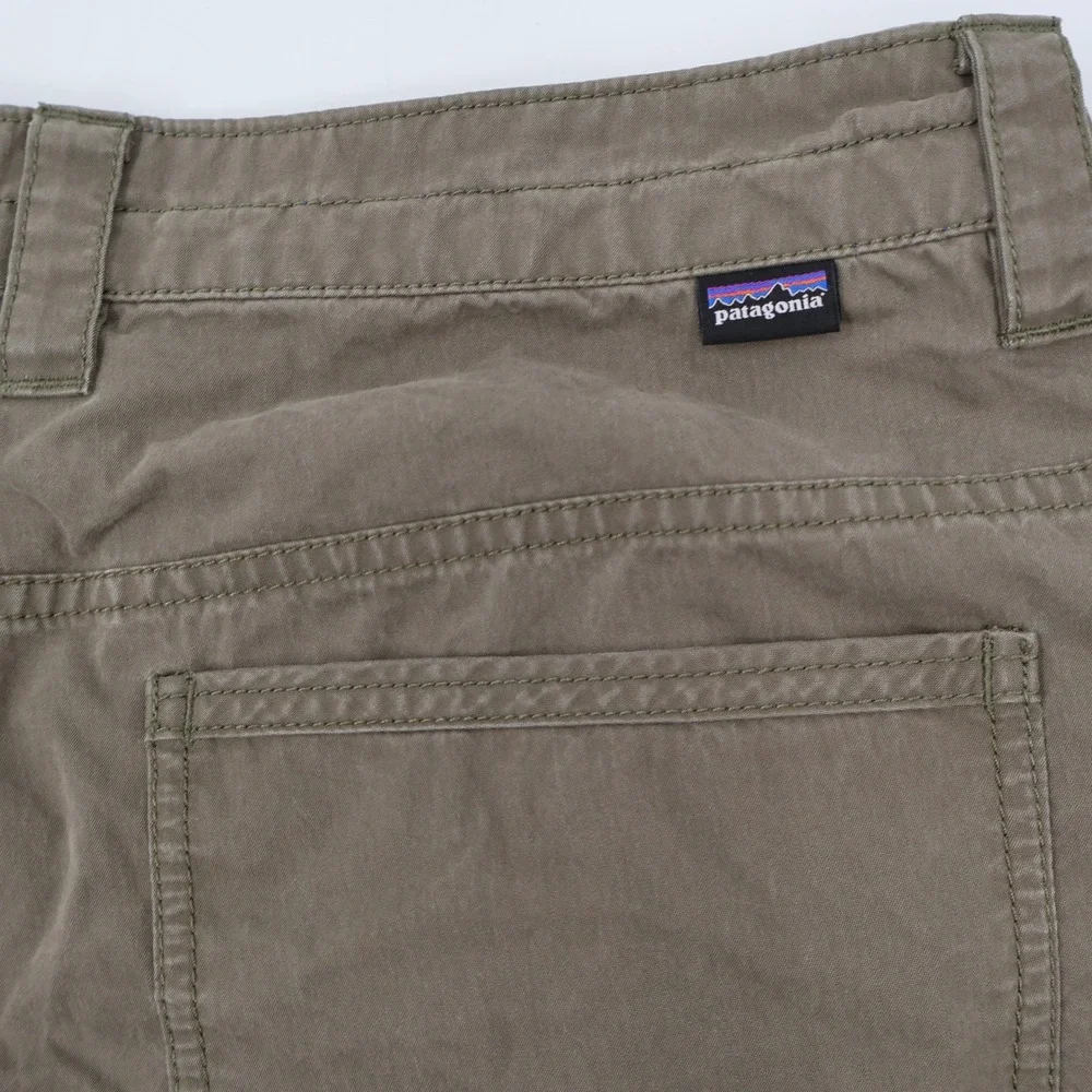 Patagonia Utility Shorts Mens 38 Brown Organic Cotton‎ Nylon Blend 10in Inseam